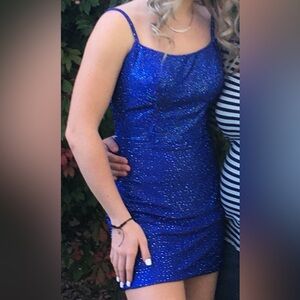 Blue sparkly Dress